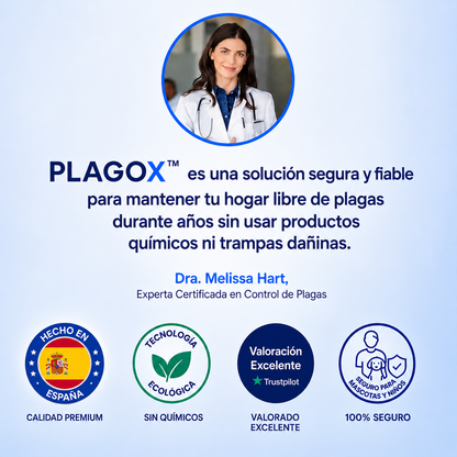 PLAGOX Ahuyentador Ultrasónico